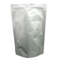 empty pure aluminum stand up pouch zipper bag