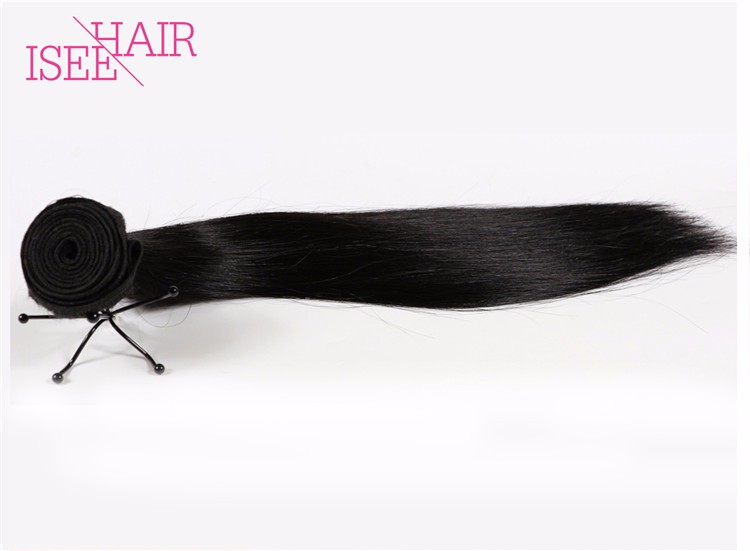 Raw Unprocessed Virgin Indian Hair Straight Human Hair Weave