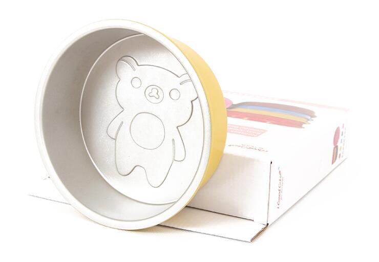 6 Inch Cartoon Bear Round Cake Mould 5