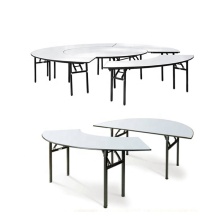 Round Half Serpentina Plegable S Shape Crescent Folding Table for Dining Banquet