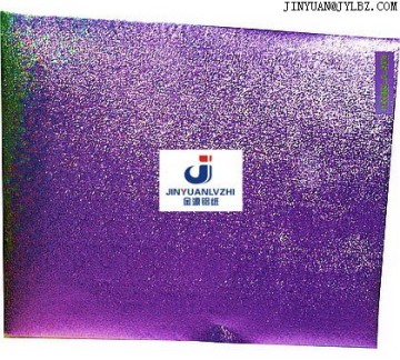 silver foil packaging for gift wrap decoration