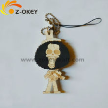 Personalized design Wooden laser carving key chain