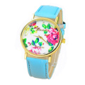 Ladies leather belt fashion quartz watch