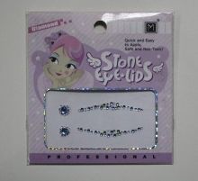 Professional Custom Made Eyelid Eco - Friendly Glue, Rhinestone Stickers Jewel