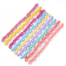 DIY Hip Hop Acrylic Chunky Link Chain Necklace