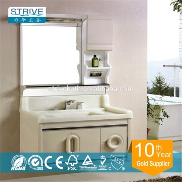 1000mm cute handles pvc bathroom cabinet
