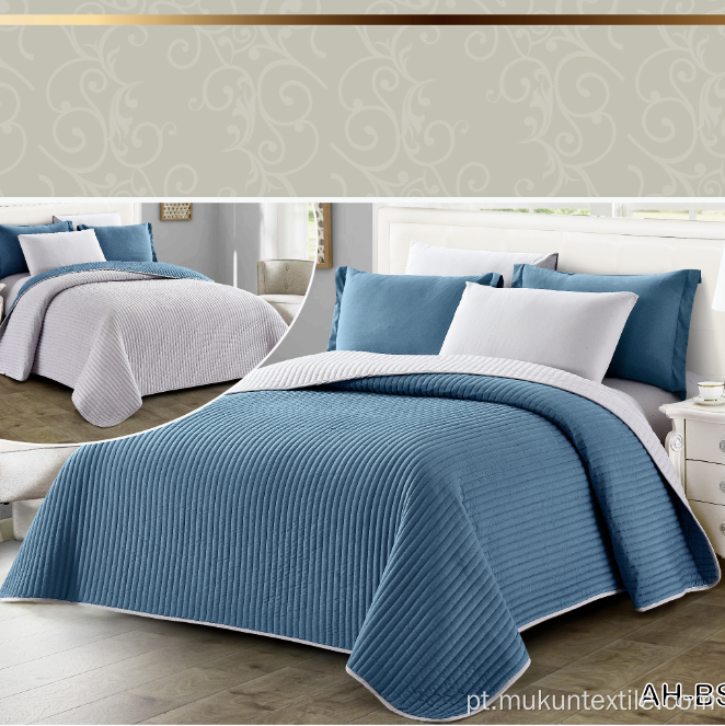Luxo de luxo personalizado Belo conjunto de cama de colchas acolchoadas