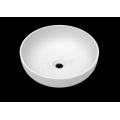 Counter top wash basin WB0010 of pure acrylic round 410x410x128mm