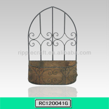 Iron Decorative Flower Wall Planter