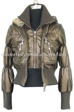 PU jackets OEM order supplier of womens clothing