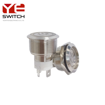 16A High Current IP67 Metal Switch With Illuminated