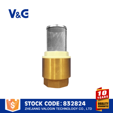 Brass Foot Valves with Filter Screen (VG12.90031)