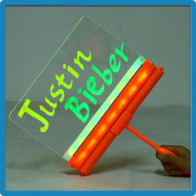 Hot selling magic led write glow board 16 flashing modes ABS portable led sign board led fluorescent board