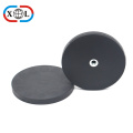 Neodymium Rubber Coated Magnet with Internal Thread
