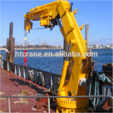 hydraulic marine knuckle boom ship crane