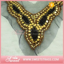 Hand make human cotton embroidery collar