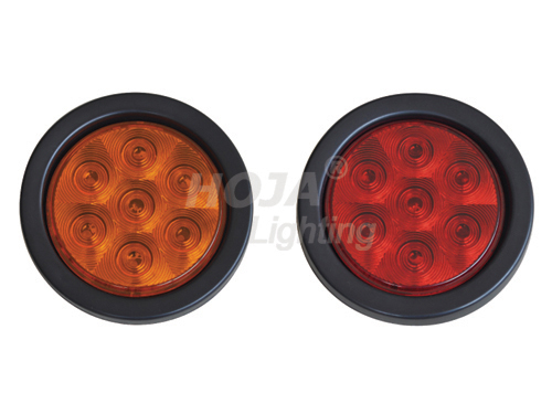 4 inch Round LED Light, STOP/TURN/TAIL 12/24V dual voltage LED truck lamps