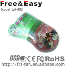 Lm-803 Gift Wired Liquid Optical Mouse?