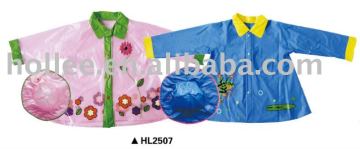 plastic children raincoat