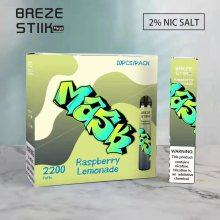 Breze Stiik Mega 2200 Pen de vape desechable 2%