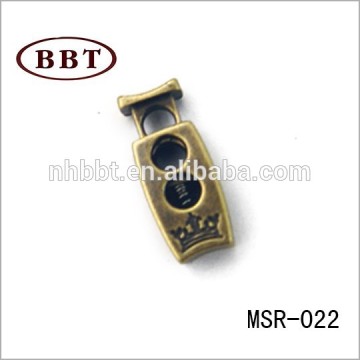 Fancy elastic decorative custom cord lock