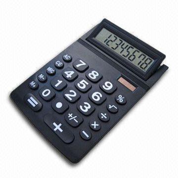 Electronic Calculator with Big Button and LCD Display, Customized Logos and Colors Accepted