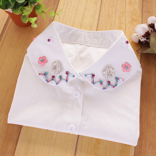 2014 Latest Design Nice Half Shirt Detachable Fake Collar