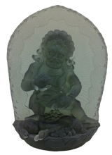 Liu li (Colored Glaze) Gray Mammon