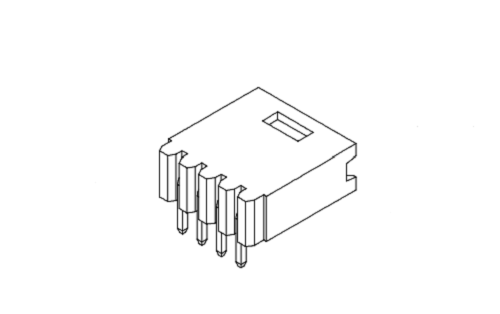 2.54mm ملعب 90 ° رقاقة AW2547RE-XP-G