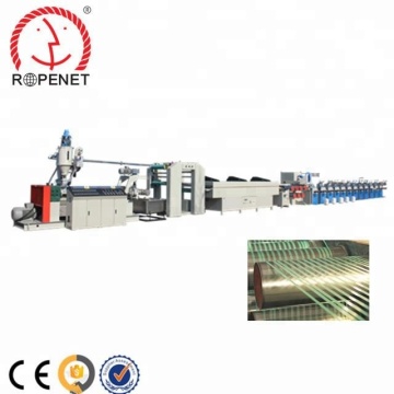 Fibrillated polypropylene raffia twine extruder machine