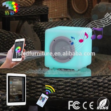 phone blue tooth control bluetooth speaker led light