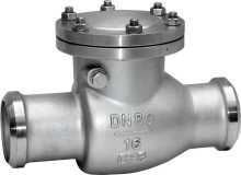 Stainless steel welded swing check valve