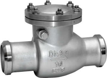 Stainless steel welded swing check valve