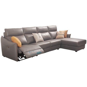 Electric Leather Recliner Sofas for Modern Home Cinema