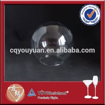 Hand blown globe glass lampshade round