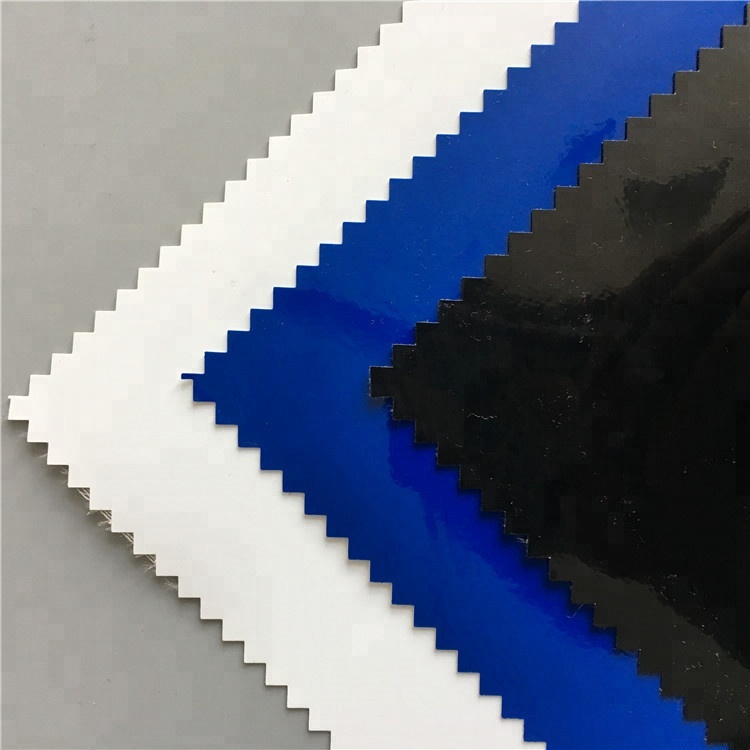 couro sintético de microfibra pu espelho tpu
