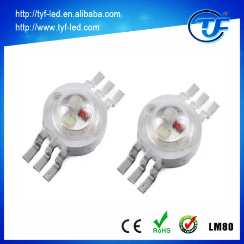 High power led chip Red Green Blue high power 3w led rgb chip