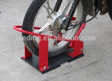 Motorcycle Wheel chock self locking Bike Stand Chock holder