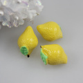 En gros 3D Citron Résine Charmes Enfants Mode Collier Fabrication de Bijoux Accessoire Dollhouse Jouets Cadeaux