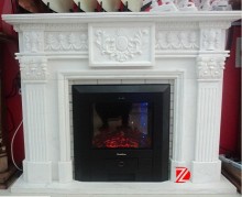 Indoor used fireplace mantel