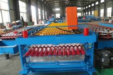 color steel corrugated roll former