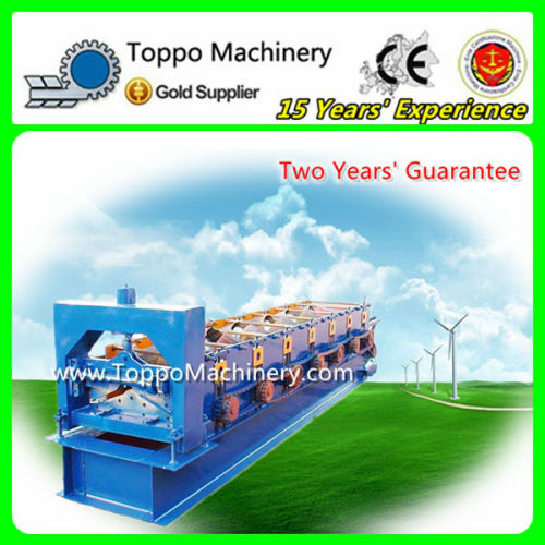 Glazed Aluminum Metal Roof Tile Ridge Roll Forming Machine