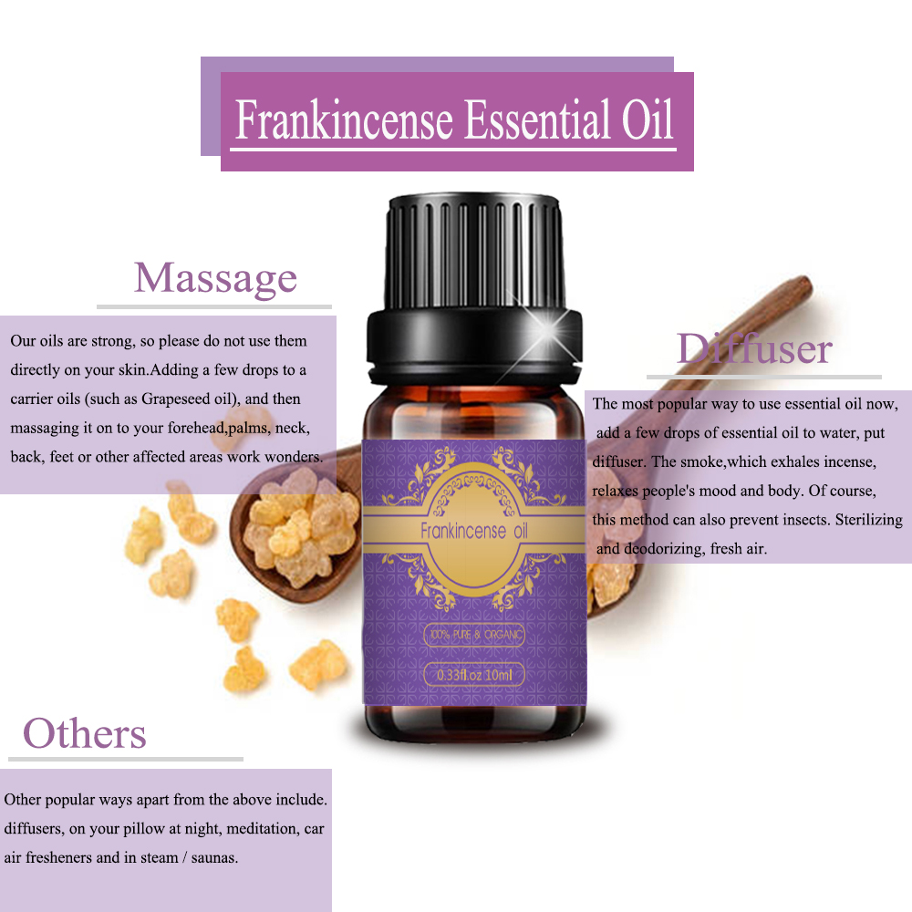 Certificated Natural Frankincense Essential Oil 10ml OEM/ODM