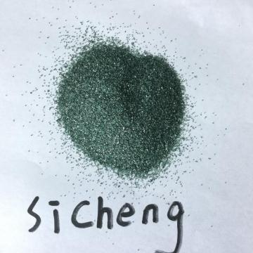 green silicon carbide grains for surface finishing