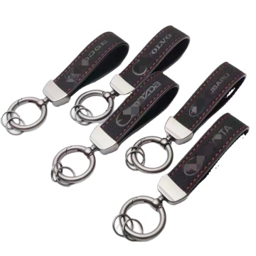 Economical Metal Fabric Key Chain