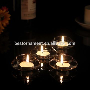 Clear Glass bowl floating tealight candle holders