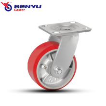 Cast Iron Core PU 125mm Castor 420kg Capacity