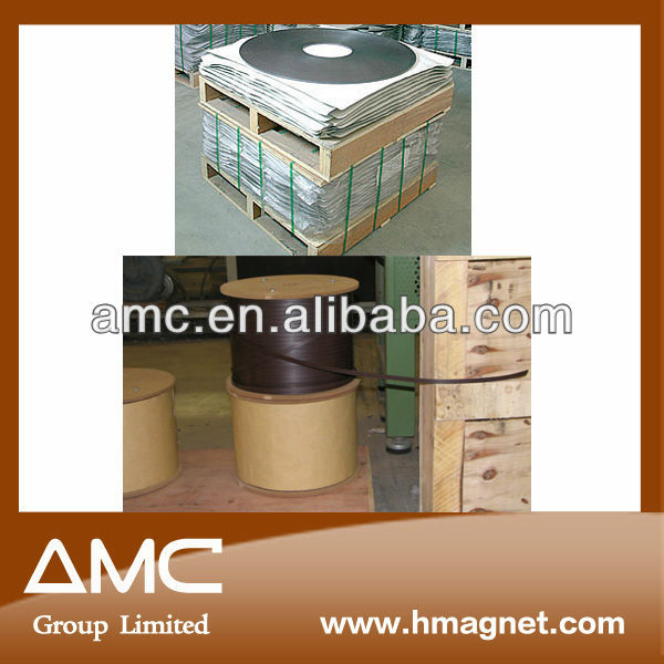 rubber magnet strip with strong adhesive tape