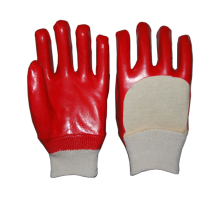 Red Single Dipped PVC Glove