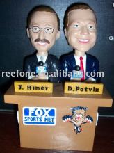 Annoucer bobblehead / double bobble head
